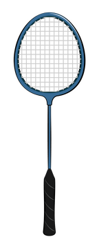 Badminton racket clipart