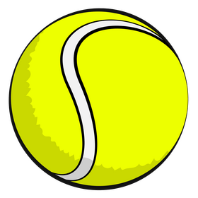 Tennis ball clipart