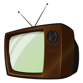 Crt tv clipart