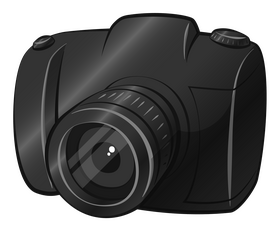 Dslr camera clipart