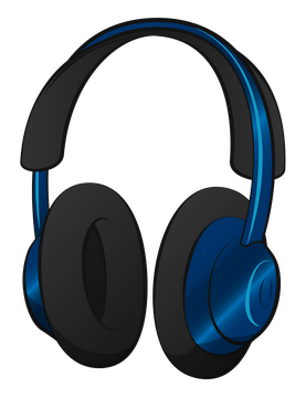 Headphones vector - for free download