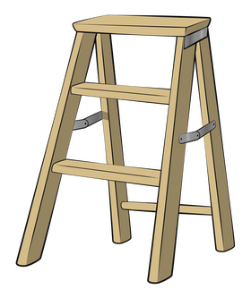 Step-ladder vector - for free download