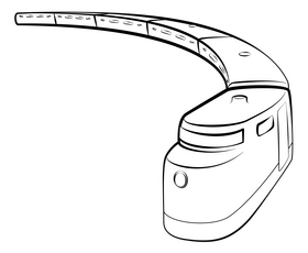 Train outline black and white clipart