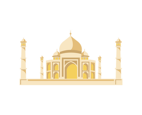 Taj Mahal clipart