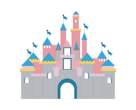 Disneyland Park castle clipart