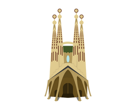 Sagrada Familia clipart free download