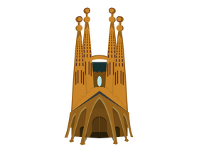 Sagrada Familia clipart free download