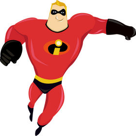 Mr Incredible drawing clipart