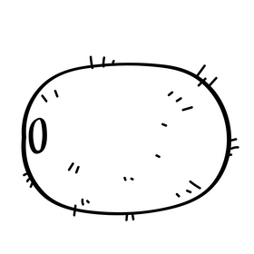 Kiwi black and white clipart