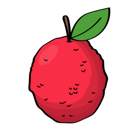 Lychee clipart