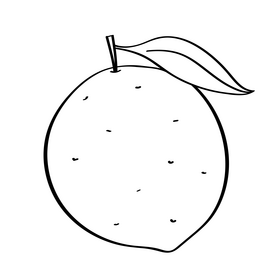 Lime black and white clipart