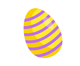 Easter egg illustration clipart