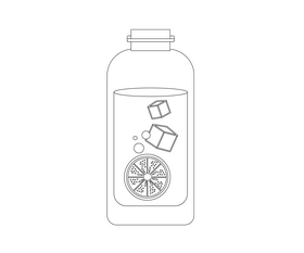 Free lemonade black and white clipart