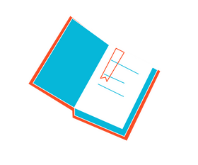 Cartoon book clipart