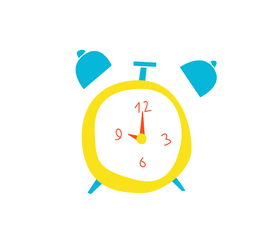 Alarm clock cartoon clipart