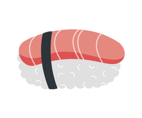 Red sushi clipart