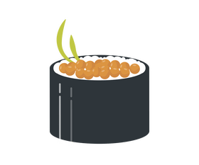 Sushi roll clipart