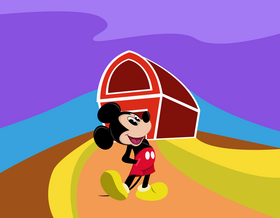 Cartoon mickey mouse vector
