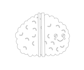 Sushi rice black and white clipart