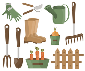 Garden vector