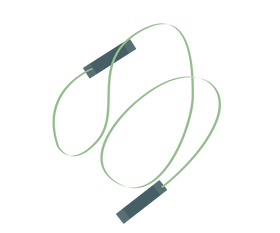 Fitness skipping rope clipart