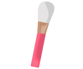 Makeup brush clipart