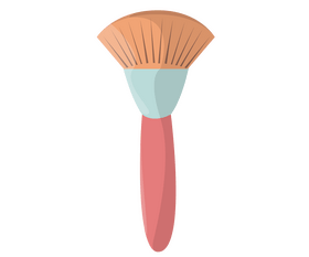 Free makeup brush clipart