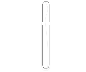Lip gloss tubes illustration black and white clipart