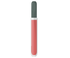 Lip gloss tubes illustration clipart