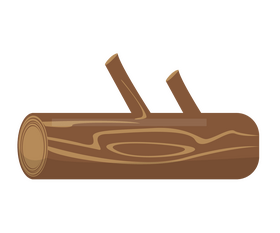 Wooden log clipart