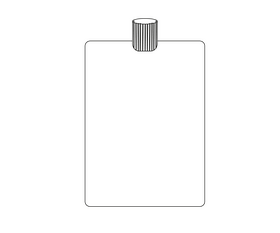Flask black and white clipart