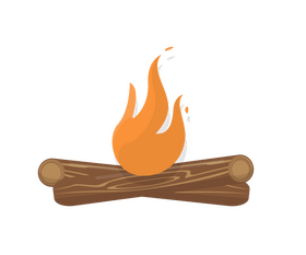 Free bonfire clipart