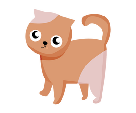 Cute kitten free clipart