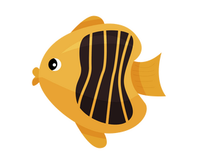 Cartoon fish illustration clipart