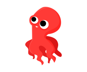 Cute octopus clipart