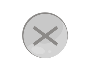 Screw top view clipart