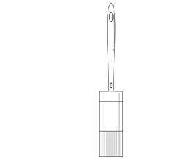 Paint brush black and white clipart
