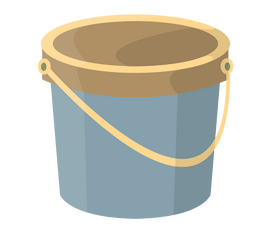 Bucket cartoon clipart
