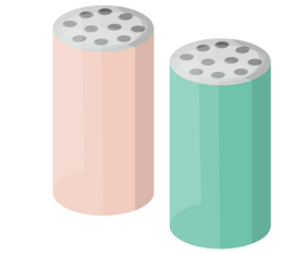 Pepper container, salt container clipart