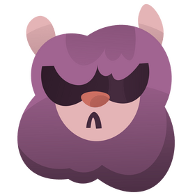 Cartoon llama cool with sunglasses clipart