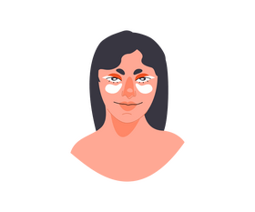 Eye patches cartoon clipart