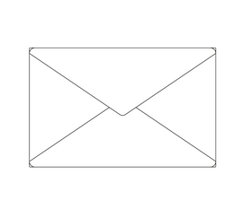 Free envelope black and white clipart free download