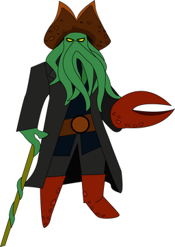 Pirates of the caribbean davy jones clipart