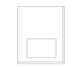 Notebook cartoon black and white clipart