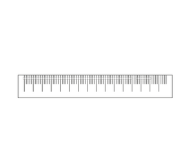 Ruler illustration black and white clipart free download