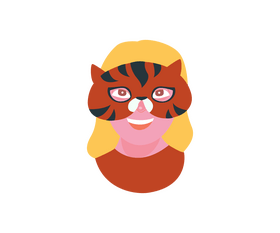Free tiger mask clipart