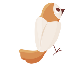 Cute bird free clipart