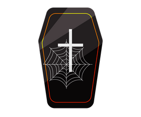 Halloween coffin free clipart