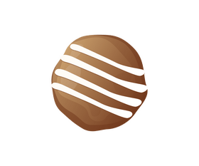 Chocolate biscuit clipart