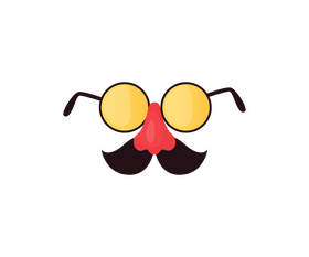 Mask with glasses clipart